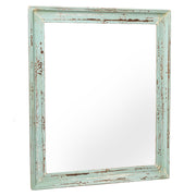 Reclaimed Blue Framed Wall Mirror