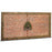 Vintage Painted Jali Panel with Peacock Motif