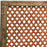 Vintage Painted Jali Panel with Peacock Motif