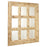 Large Reclaimed Wood Window Mirror
