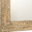 Hand-Carved Reclaimed Wood Cream Mirror