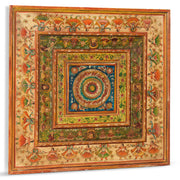 Hand-Painted Rajasthani Decorative Wooden Panel