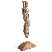 Vintage Carved Yali Temple Bracket