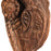 Carved Wooden Ornament on Iron Stand
