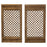 Pair of Lattice Panels