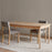 Anbu Mango Wood Dining Table, Natural