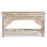 Carved Vintage Cream Console