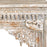 Carved Vintage Cream Console