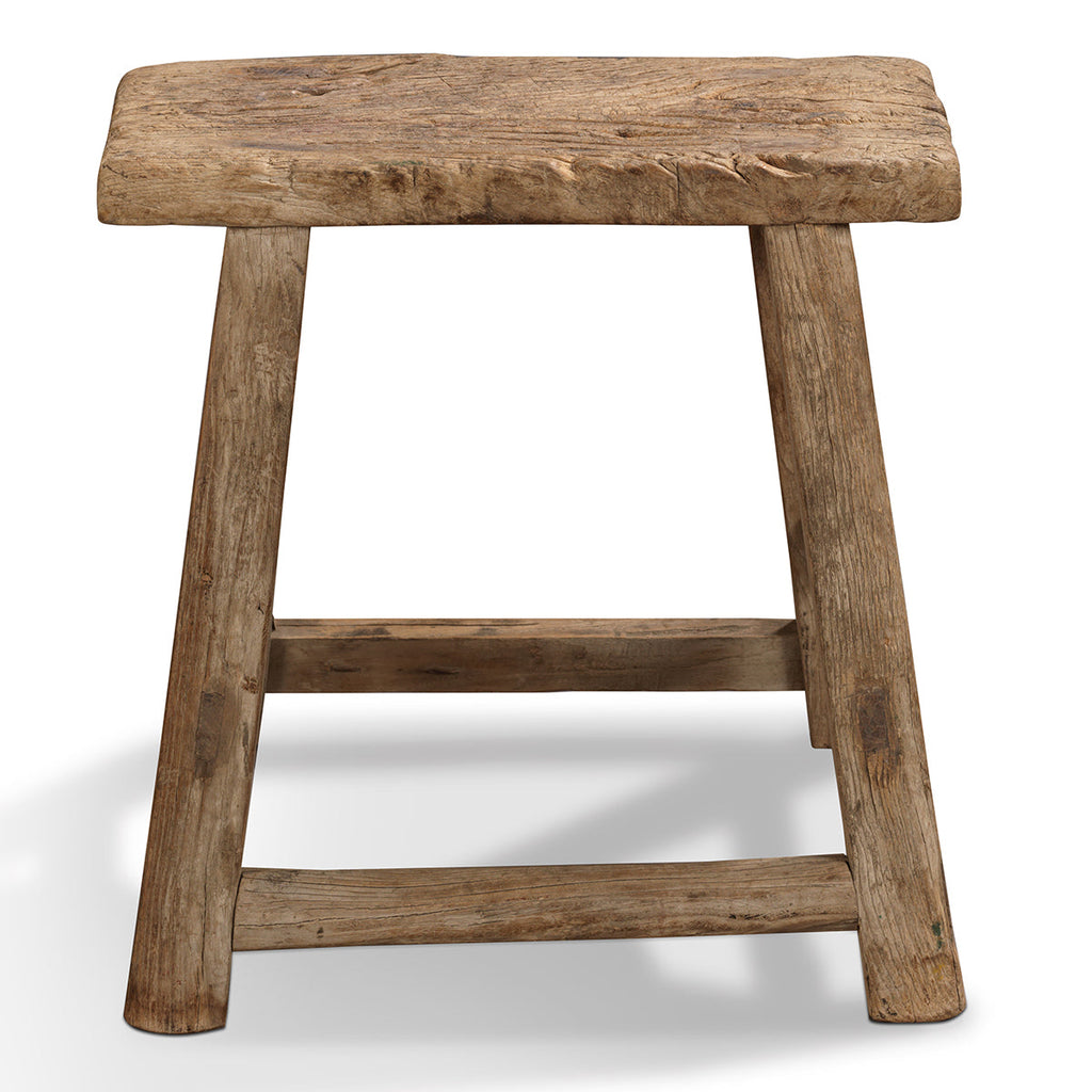 Large Wooden Chinese Stool — Kayu Home