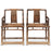 Pair of Walnut Southern Official Chairs