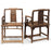 Pair of Walnut Southern Official Chairs