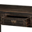 Black Lacquer Three Drawer Desk