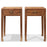 Pair of Antique Elm Side Tables