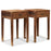 Pair of Antique Elm Side Tables