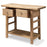 Natural Elm Two Drawer Table