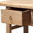 Natural Elm Two Drawer Table