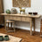 Natural Elm Three Drawer Console