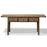 Natural Elm Three Drawer Console