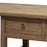 Natural Elm Three Drawer Console