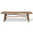 Rustic Low Elm Bench