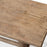 Rustic Low Elm Bench