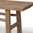 Rustic Low Elm Bench