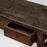 Black and Red Kang Table with Drawers