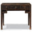 Three Drawer Black Antique Elm Desk