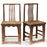 Pair of Elm Shanxi Side Chairs