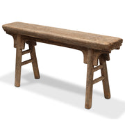 Elm Antique Chinese Bench