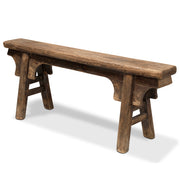 Antique Elm Wood Bench