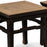 Pair of Waisted Dark Elm Stools