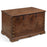 Wooden Storage Chest with Brass Brackets