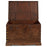 Wooden Storage Chest with Brass Brackets