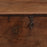 Wooden Storage Chest with Brass Brackets