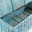 Vintage Distressed Blue Blanket Chest Coffee Table