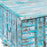 Vintage Distressed Blue Blanket Chest Coffee Table