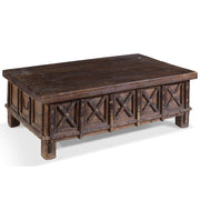 Cross Fronted Vintage Indian Storage Chest