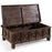 Cross Fronted Vintage Indian Storage Chest Coffee Table