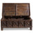 Cross Fronted Vintage Indian Storage Chest Coffee Table