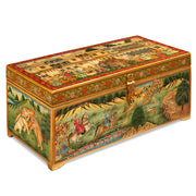 Vintage Indian Painted Blanket Box