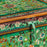 Green Floral Indian Painted Wooden Box