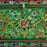 Green Floral Indian Painted Wooden Box