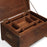 Vintage Wooden Box with Divider