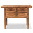 Two Drawer Carved Elm Table