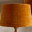 Batakha Velvet and Linen Lampshade, Dark Ochre