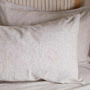 Borba Hemp and Cotton Pillowcase Pair, Espresso