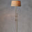 Chintala Iron Floor Lamp, Antique Brass