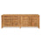 Large Acacia Wood Sideboard