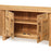 Large Acacia Wood Sideboard